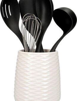 KitchenAid Küchenorganizer-Set, (Set, 6-tlg), hitzebeständig, inkl. 1 Untensilienhälter aus Keramik