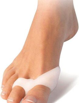 Fußgut Fußpolster Gel-Duo-Ring, Gelpolster, Ballenpolster, Set 2-tlg., Druckentlastung Ballen, Zehentrenner, Zehenfixierung