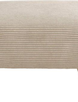 INOSIGN Polsterhocker Colori, Holzfußfarbe wählbar, verschiedene Stoffe, hochwertige Stoffqualität