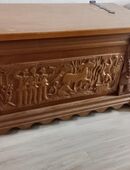 Holztruhe Eiche, schwere Qualität. in 56588