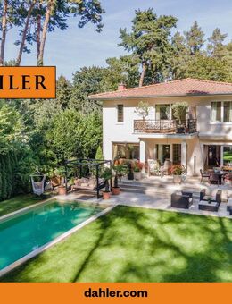 Exklusive Neubauvilla im mediterranen Stil idyllischem Garten, Pool und hochwertiger Ausstattung - Michendorf