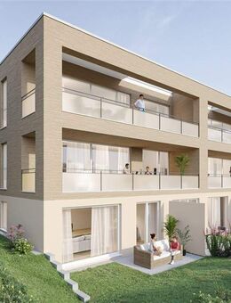 2 Zimmer Neubauwohnung in der Schwenninger Frühlingshalde! Mit eigenem Gartenanteil! - Villingen-Schwenningen