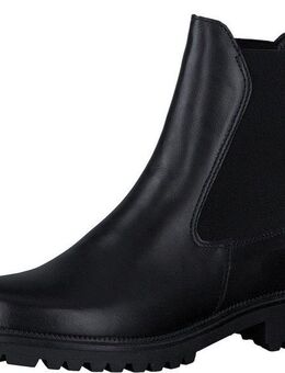 Tamaris Chelseaboots, Blockabsatz, Schlupfboots mit beidseitigen Stretcheinsätzen