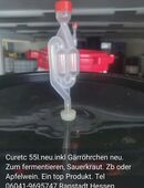 Gärfässer 55l mit Gärröhrchen neu von curotec uv undurchlässig in 63691