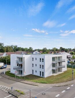 Mit herrlicher Sonnenterrasse! 3,5-Zimmer-Neubauwohnung mit idyllischem Gartenanteil - Ulm