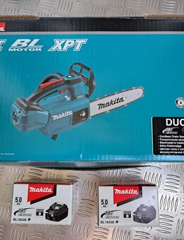 Makita DUC254 Akku Kettensäge + 2 Akkus BL 1850B mit LED Anzeige in 5Ah - neu unbenutzt - - Erfurt