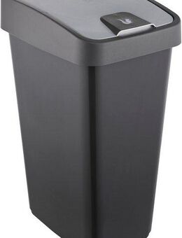 keeeper Mülleimer magne, Abfallbehälter mit Flip-Deckel, 40 x 30 x 61,5 cm, 45 l, komfortabler Soft-Touch-Point, Made in Europe