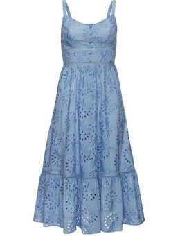 LASCANA Midikleid mit sommerlicher Lochstickerei