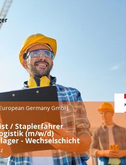 Fachlagerist / Staplerfahrer Kontraktlogistik (m/w/d) Hochregallager - Wechselschicht - Ragow-Merz