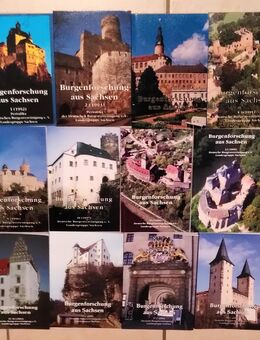 Burgenforschung aus Sachsen, Sachsen-Anhalt, 21 Bücher - Dresden