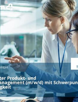 Projektleiter Produkt- und Prozessmanagement (m/w/d) mit Schwerpunkt Nachhaltigkeit - Kleinostheim