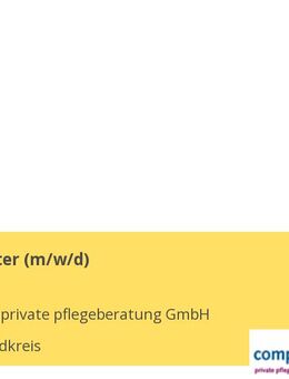 Pflegeberater (m/w/d) - Frankfurt (Main) Westend-Süd