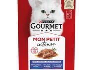 5 + 1 gratis! 6 x 50 g Mixpaket Gourmet Mon Petit - Thunfisch, Lachs, Forelle