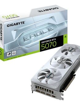 Gigabyte GeForce RTX 5070 EAGLE OC ICE SFF 12G Grafikkarte - 12GB GDDR7, 192 Bi Grafikkarte