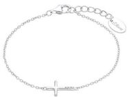 s.Oliver Junior Armband Armkette Kreuz, 2035515, mit Zirkonia (synth)