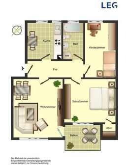 3-Zimmer-Wohnung in Bergkamen City - Bergkamen