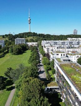 Attraktives und ruhiges Gartenidyll in Schwabing-West - Traumlage am Park mit Blick zum Olympiaturm - München