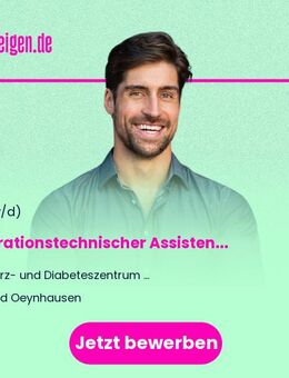 Operationstechnischer Assistent (OTA) / Examinierte Pflegefachperson OP (m/w/d) - Bad Oeynhausen