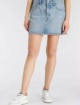 Levi's® Jeansrock ICON SKIRT mit Used-Effekten und ausgefransten Kanten