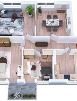 Sanierte 4-Zimmer-Wohnung in Eberswalde - Eberswalde