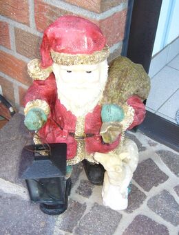 Weihnachtsdeko Weihnachtsmann mit Laterne ca.40cm - Krefeld