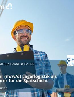 Mitarbeiter (m/w/d) Lagerlogistik als Staplerfahrer für die Spätschicht - Zusmarshausen