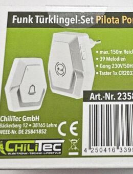 Funk Klingel + Funk Klingel Empfänger 39 Melodien - Kiel