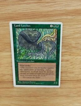 Magic The Gathering-Sammelkarte-Land Leeches - Nörvenich