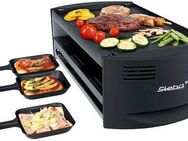 Steba Raclette RC 6 BAKE & GRILL, 6 Raclettepfännchen, 1500 W