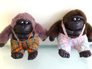 Alte Plüschtiere Stofftiere Gorilla Affe aus Sammlung Tiere mit Leder / Stoff , Rarität, selten, - Lindau (Bodensee)