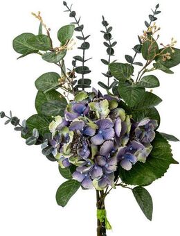 Kunstblumenstrauß Hortensien-Mix-Bouquet Bouquet, Creativ green, Höhe 56 cm