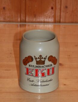 Kulmbacher EKU Bierkrug Steinzeug Steingut Keramik 0,5 L neuwertig - Borken