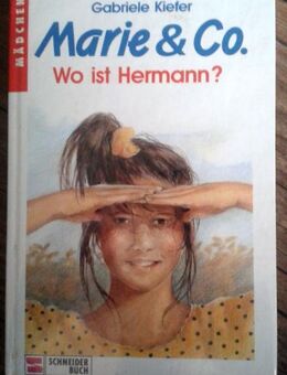 Sehr schönes Kinderbuch „Marie & Co. - Wo ist Hermann?“ von Gabriele Kiefer für Mädchen ab 10 Jahren, Franz Schneider Verlag, stammt aus 1990, 124 Seiten, ISBN: 3505042080, zum Schutz für weiteren Gebrauch schon eingebunden, sehr guter Zustand, 4,- € - Unterleinleiter