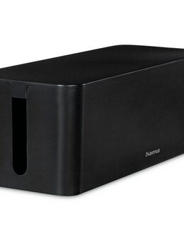 Hama Kabelbox Kabelbox für Standard 6er Steckdosenleisten, Stecker, Kabel, Ladegerät, (1-tlg), Schlichtes Design, Schreibtisch, Tisch, große Aufbewahrungsbox