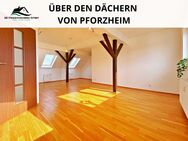 ÜBER DEN DÄCHERN - Gepflegte 5-Zimmer-Wohnung mit 2 Dachterrassen, EBK und Aufzug - Pforzheim