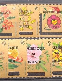 Burundi 1966 Flugpostmarken Satz komplett postfrisch gezähnt - Görlitz