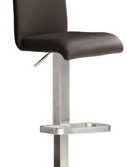 MCA furniture Bistrostuhl BARBECOOL Barhocker Bistrostuhl Tresenhocker, mit Rückenlehne, Bodenplatte eckig, 180° drehbar Sitzhöhe von 55-80 cm