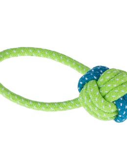 Hundespielzeug Limoen Ball & Seil - ca. Ø 6 x L 20 cm