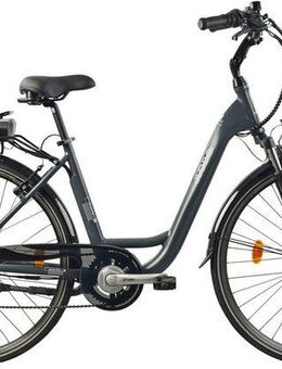 LLobe E-Bike Cityrad City E-Bike 28" County anthrazit, Shimano Altus Schaltwerk, Kettenschaltung, Heckmotor, 468 Wh