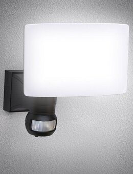 B.K.Licht LED Außen-Wandleuchte, LED fest integriert, Neutralweiß, Außenleuchte, Bewegungsmelder, schwenkbar, 20W 2.300 Lum. 4.000K, IP44