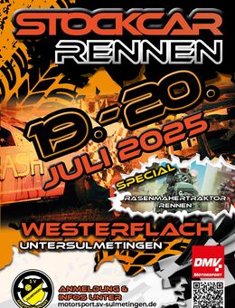 1x Ticket Eintritt Stockcarrennen SV Sulmetingen Sonntag 20.07.2025 - Laupheim