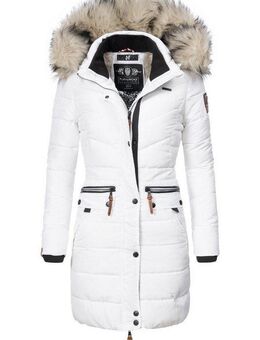 Navahoo Steppmantel Paula stylischer Winter Parka m. edlem Fellimitat