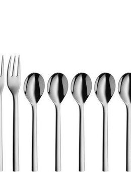 WMF Besteck-Set Nuova (13-tlg), 6 Personen, Cromargan® Edelstahl Rostfrei 18/10, 13-tlg., Cromargan Edelstahl rostfrei 18/10, Geschenkverpackung