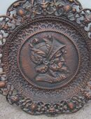 Kunst, Plastik, Relief, Wandbild, Ofenbild, Motivtafel Gusseisen. in 72516