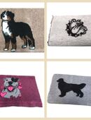 Vetbed Hundedecke Anti Rütsch Silhouette Hunderassen - Verschiedene Designs in 47559