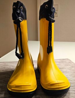 Gummistiefel Gr. 31in sehr gutem Zustand, Farbe gelb, Schaftabsatz in dunkelblau, siehe Fotos - Tübingen