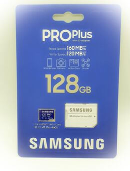 Samsung PRO Plus 128GB microSDXC UHS-I U3 Speicherkarte Neu - Neumünster
