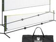 KASACA Multifunktionsnetz Höhenverstellbares Netz (Set, für Volleyball, Badminton, Pickleball, Beach Paddle & Tennis), Tragbares Netz mit Tragetasche – 518x155cm – Outdoor & Indoor Netz in 00000