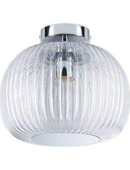 Paulmann Deckenleuchte Ruya IP44 E27 230V max. 60W Glas, Chrom, ohne Leuchtmittel