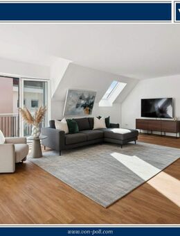 Stilvolle 3-Zimmer-Maisonette-Wohnung mit Balkon, zwei Stellplätzen, und zwei Bäder! - Saulheim